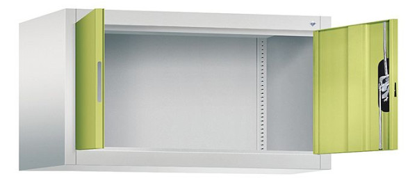 C+P Aufsatzschrank Acurado, H500xB930xT500mm, Farbe: Lichtgrau / Viridingrün, Muldengriff, 9284-000 S10193