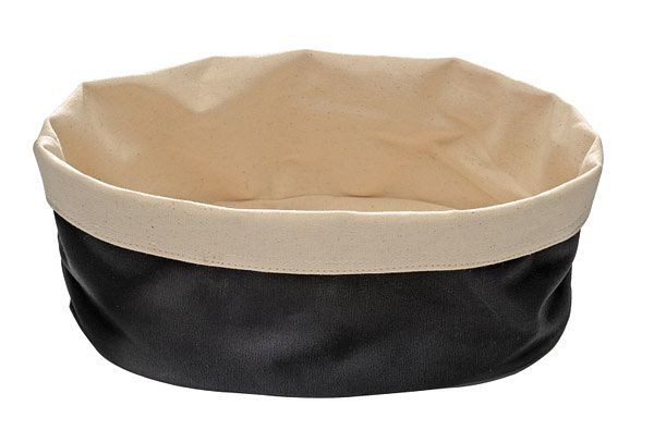 APS Brottasche, 25 x 18 cm, Höhe: 9 cm, Baumwolle, beige, schwarz, maschinenwaschbar bis 30 Grad, 30371