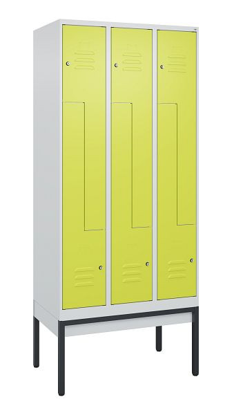 C+P Z-Spind Classic PLUS, Gestell, 6 Abteile, 2120x900x500mm, 7035/0024, Zylinderschlösser, 0800337-306 S10025