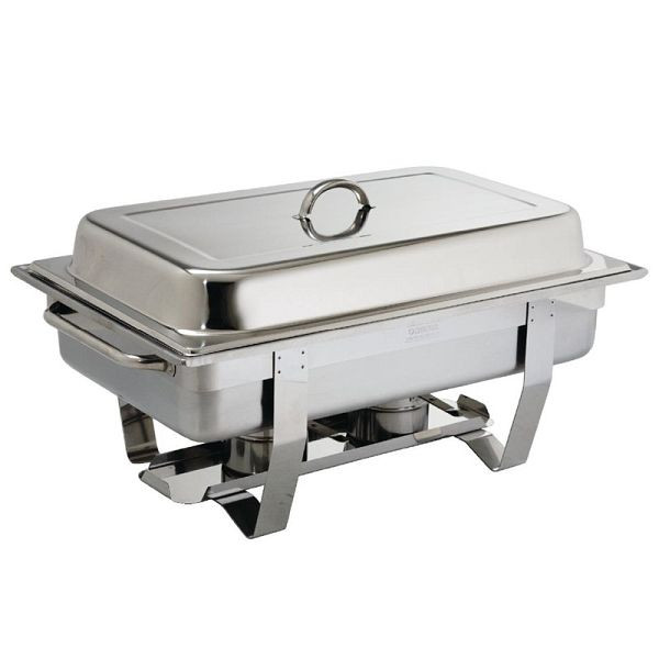Olympia Milan Chafing-Dish 1/1 GN, Kapazität: 9 l, 27 x 33,2 x 59 cm, Edelstahl, K409