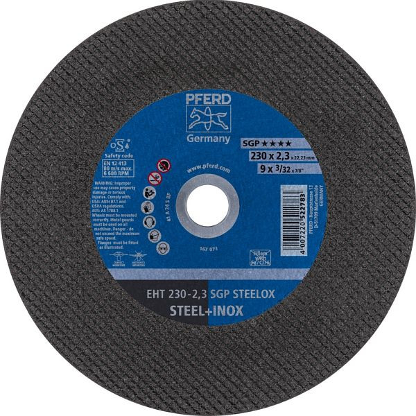 Pferd Trennscheibe EHT 230-2,3 SGP STEELOX, VE: 25 Stück, 61328712