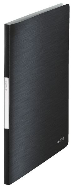 LEITZ 3959 Sichtbuch Style, A4, PP, 40 Hüllen, satin schwarz, 39590094