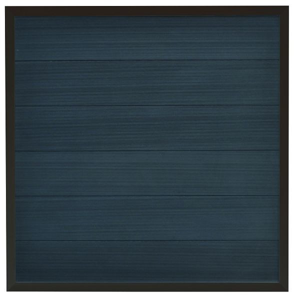 T&J MALÖ WPC-Zaun ANTHRAZIT, 180 x 180 cm, ALU-Rahmen anthrazit, 45311