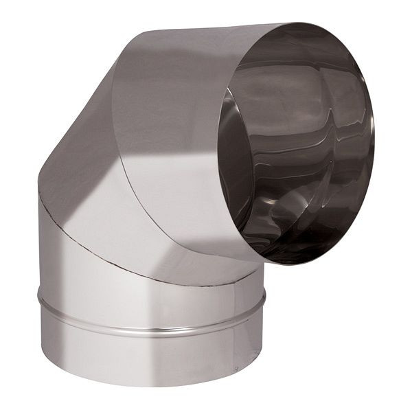 HKW Schachtbogen 90° - Edelstahl Ø 300 mm, 708265
