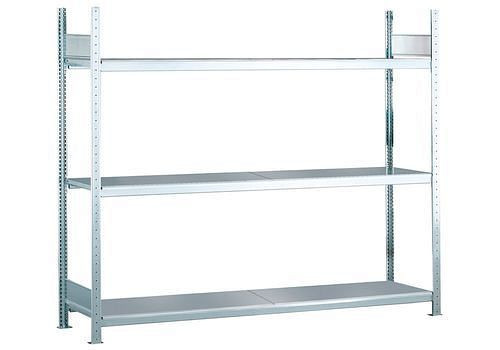 Schulte Weitspannregal mit Stahlböden, Grundfeld, 3 Lagerebenen, Fachbreite 2500 mm, 2560 x 436 x 2000 mm, 278902
