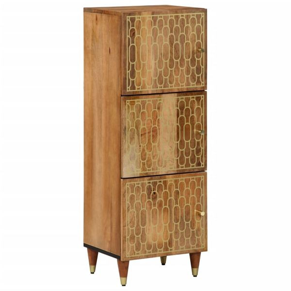 vidaXL Highboard 40x33x110 cm Massivholz Mango, Top-Qualität, 358313