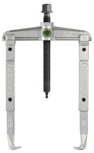 KUKKO 2-armiger Universal Abzieher mit verlängerten Abzughaken, Spannweite außen: 350 mm, Spanntiefe: 400 mm, 20-30-4