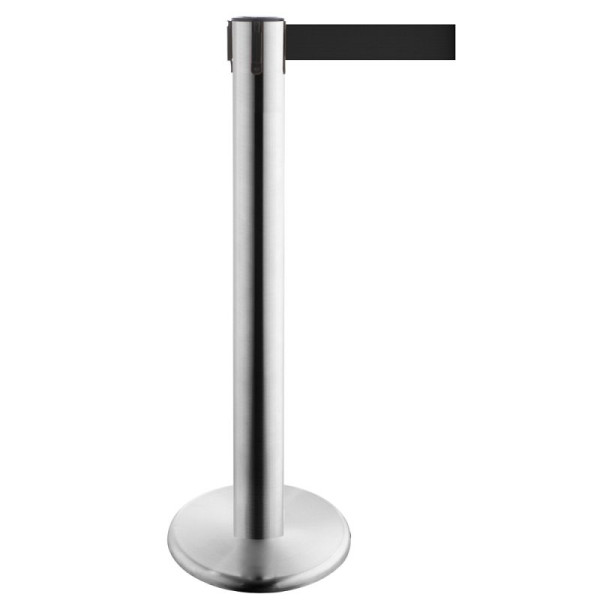 Stein HGS Personenleitsystem -P-Line Titan-, edelstahl, schwarz, mit Gurtendstück (Standard), 15692-0302