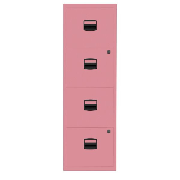 Bisley Home Hängeregistraturschrank PFA, 4 HR-Schubladen, 601 pink, PFA4F601
