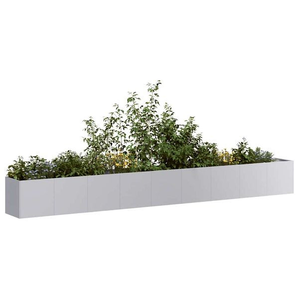 vidaXL Pflanzgefäß 360x40x40 cm Stahl verzinkt, 860701, 8721158675842