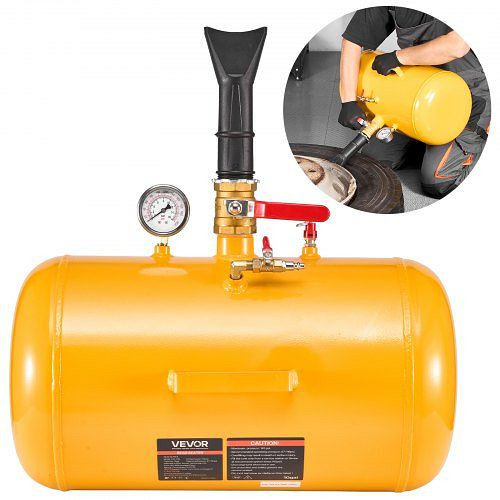 VEVOR Luftreifen Perlensitzer 37,9 L, 0,6–0,8 MPa, Sitzpumpe für Pickup, Truck, ATV, Jeep, Traktor, Lkw, UTV, Gelb, LTBCQXZXS10GCJ3PJ001V0