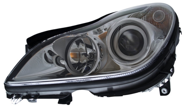HELLA Halogen/Bi-Xenon-Hauptscheinwerfer, für u.a. Mercedes-Benz Cls (C219), SAE, für Rechtsverkehr, links, 1ES 008 821-351
