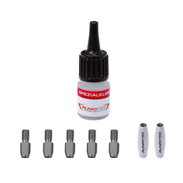 Runpotec GF3 SLIM Reparatur-Set Ø 3 mm, 8-teilig, Edelstahl, Gewinde RTG Ø 3 mm, 20951