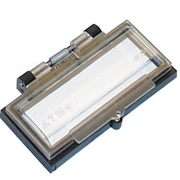 GIFAS Transparentschutzklappe mit Rahmen für 9 Teilungseinheiten, 118752