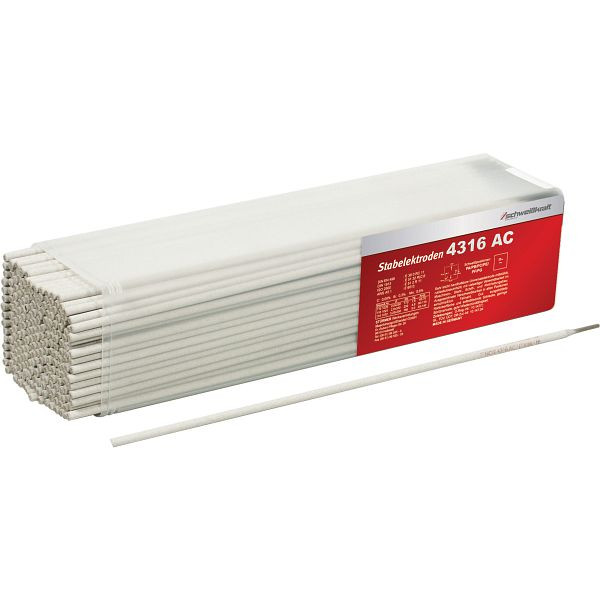 Schweißkraft Stabelektrode 4316 AC 2,5 x 300 mm, VE: 67 Stück, 1166026