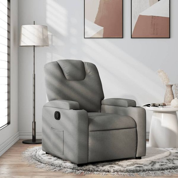 vidaXL Relaxsessel Dunkelgrau Stoff, Top-Qualität, 372366