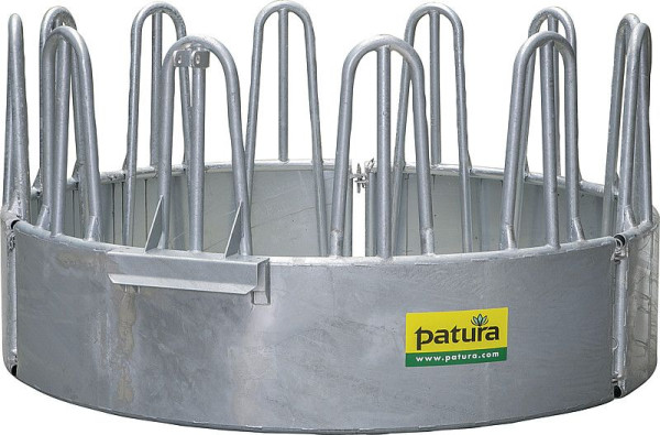 Patura Profi-Rundraufe, 3-teilig, Durchmesser 2,10 m, 12 Fressplätze, verzinkt, 303525