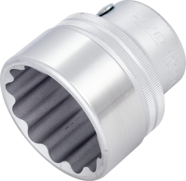 Hazet Steckschlüsseleinsatz, Doppelsechskant, Vierkant hohl 20 mm (3/4 Zoll), Außen-Doppel-Sechskant Profil, 1.7/8 ", 1000AZ-1.7/8