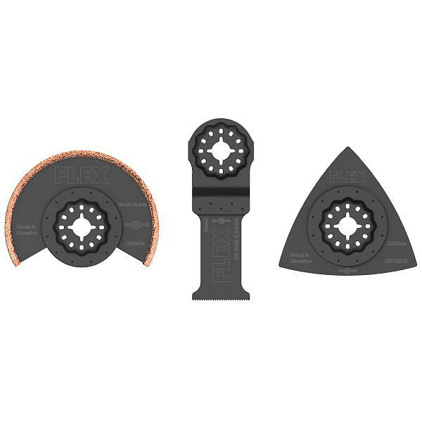 FLEX Sägeblatt-Set Starlock Fliese Multitool SM/RM SET VE3, VE: 3 Stück, 531056