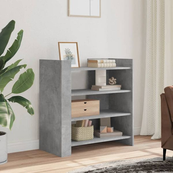 vidaXL Sideboard Betongrau 73,5x35x75 cm Holzwerkstoff, 848391