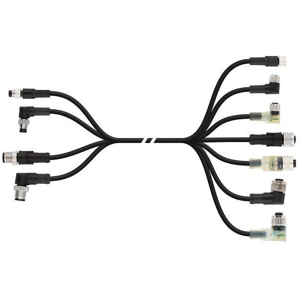 LAPP vorkonfektionierte Sensor/Aktor-Leitung AB-C5-M12MA-4,0PUR-M12FA-SH, 22262085