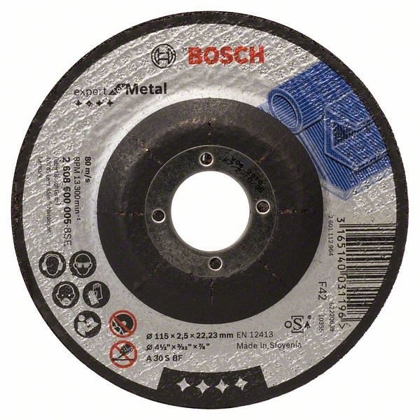 Bosch Trennscheibe gekröpft Expert for Metal A 30 S BF 115 mm 2,5 mm 2608600005