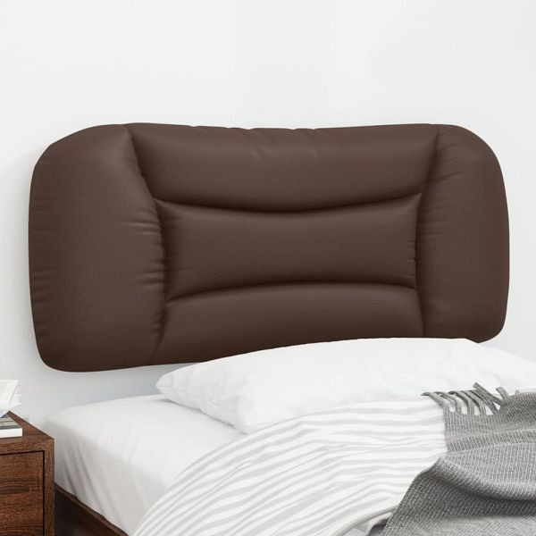 vidaXL Kopfteil-Kissen Braun 90 cm Kunstleder, Top-Qualität, 374546