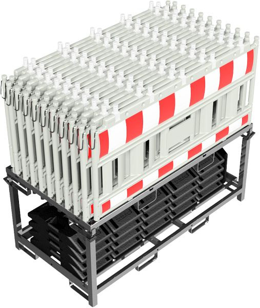 Schake Absperrschrankengitter SET5, 20x Schake-Euro 2 Absperrschrankengitter, mit Lampenadapter 33420KA, 33420KA-SET5