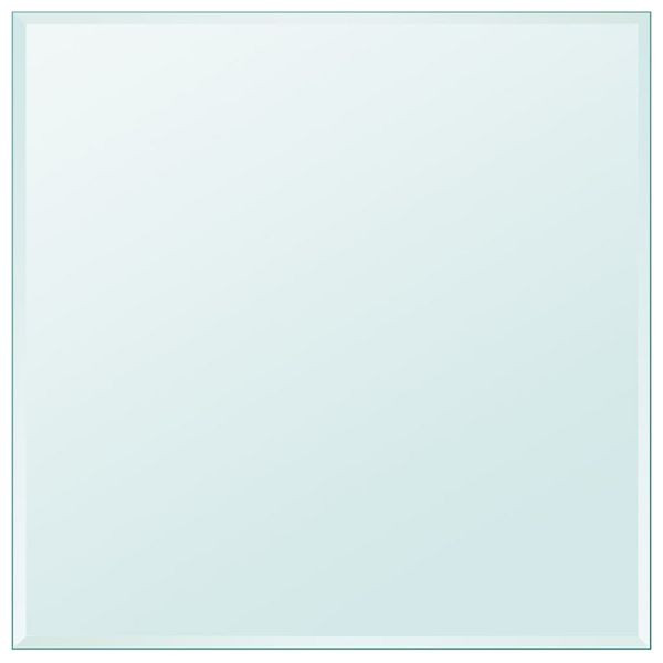 vidaXL Tischplatte aus gehärtetem Glas quadratisch 800x800 mm, 243632