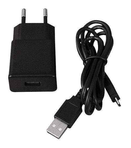 Kraftwerk Ladegerät IN AC 100-240V - OUT DC 5V/1A, micro-USB, 32070AL