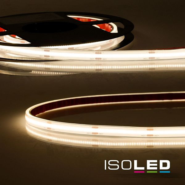 ISOLED LED HT927 COB Flexband für bis zu 90°C Umgebungstemperatur, 24V DC, 14,4W, IP68, 2700K, 5m Rll, 480 LED/m, 116131