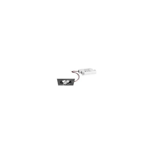 Brumberg LED-Einbaustrahler 6W 3000K 640lm Nickel mit Konverter 1LED IP20 38° 39365153, 135721