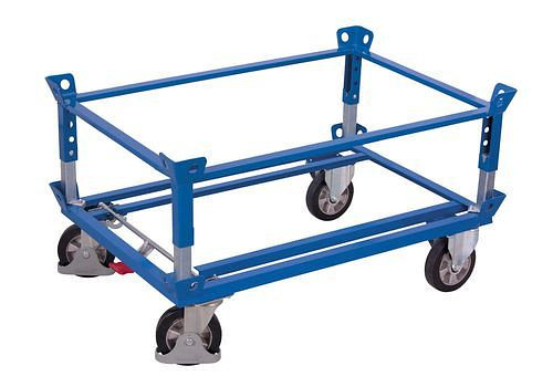 DENIOS Fahrgestell aus Stahl, mit Polyamidrollen, 1210 x 810 x 650 mm, 272662