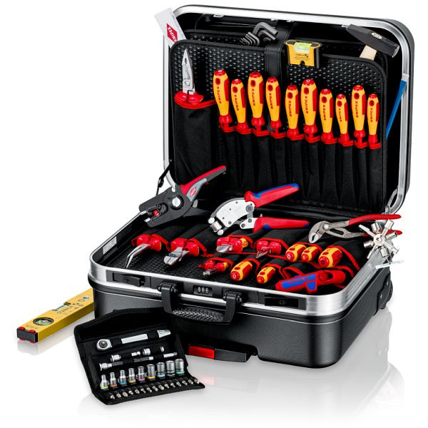 Knipex Werkzeugkoffer BIG Basic Move Elektro, 25-teilig, 00 21 06 HL S