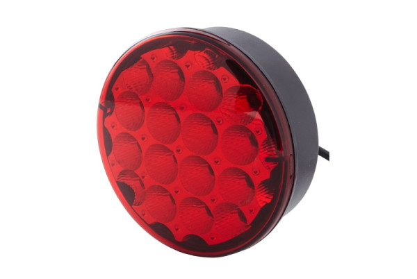 HELLA Nebelschlussleuchte, LED, 24/12V, Anbau, Lichtscheibenfarbe: rot, Kabel: 500mm, Stecker: offene Kabelenden, rechts/links, 2NE 344 200-091