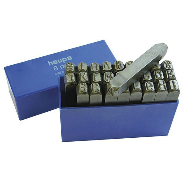 Haupa Einschlagbuchstaben 6 mm, DIN 1451, 130211, 4011923056292