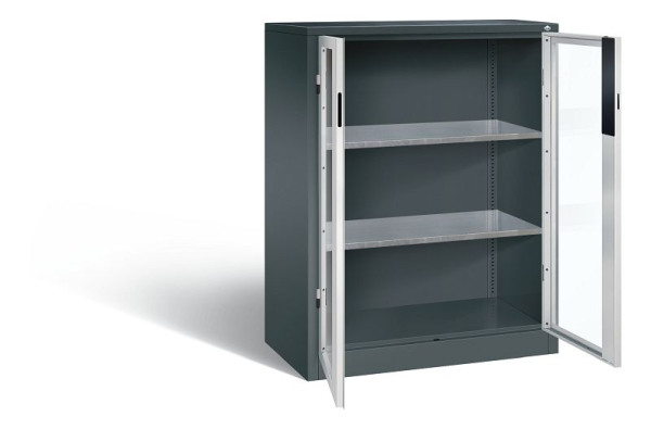 C+P Werkzeugschrank Acurado, H1200xB930xT500mm, Farbe: Anthrazitgrau / Lichtgrau, Muldengriff, 8521-0552 S10012