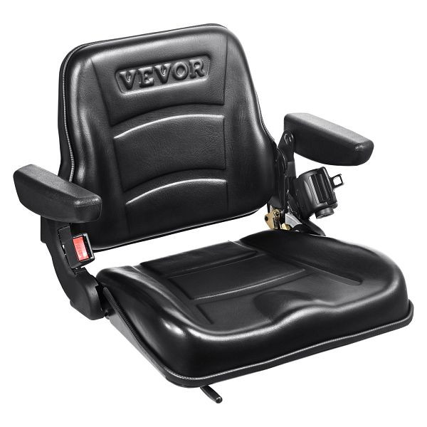VEVOR Universal Traktorsitz aus PVC-Kunstleder, Polyurethanschaum mit verstellbarer Rückenlehne, Mikro-Sicherheitsschalter, CCZYCGKFSAQDUWMNSV0