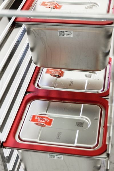 Rieber Vakuumierbarer und schwappsicherer GN-Deckel vaculid® 1/3 rot, 84011042