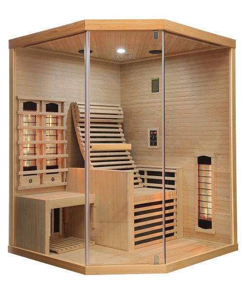 Sanotechnik CARBON 3 Infrarotkabine 2 Personen, 150x150x195 cm (Bausatz), J11150