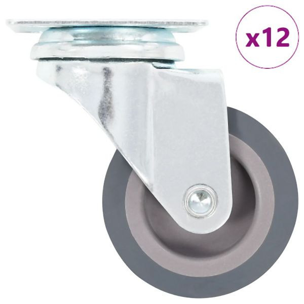 vidaXL Lenkrollen, Verpackungseinheit: 12 Stück 50 mm, 277817