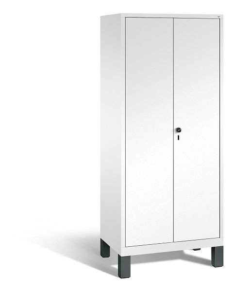 C+P Putzmittel-Spind Evolo, 2 Abteile, H1850xB810xT500 mm, Weiß/MDF Weiß, 48110-02 S10182