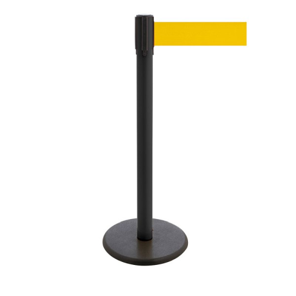 Stein HGS Personenleitsystem -P-Line Premium-, schwarz, signalgelb, mit magnetischem Gurtendstück, Gurtlänge: 2,3 m, 34244j-1204