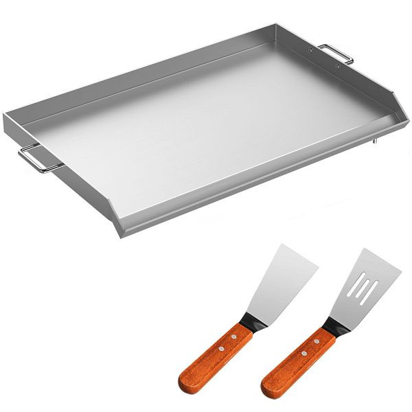 VEVOR Edelstahl Grillplatte Pizzaplatte Plancha Grillaufsatz 81 X 43 Cm, SKJGPDJG32X17YC01V0