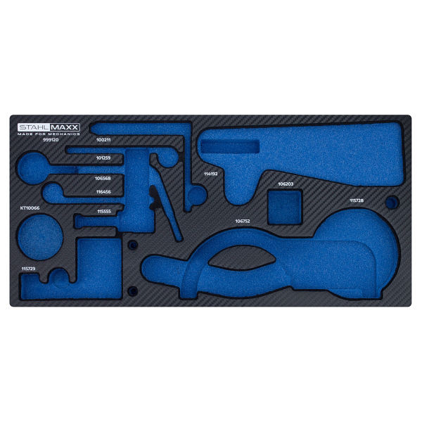 Stahlmaxx 1/3 Schaumstoffeinlage wie BMW für Motorcode B37C15A, B47 und weitere, XXL-999120S