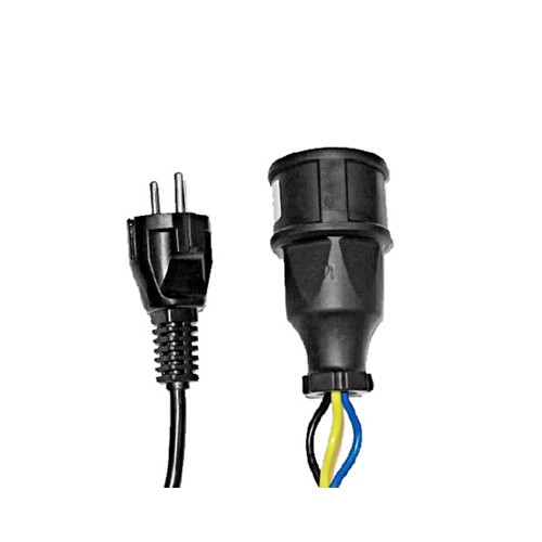 HT Instruments 1-Phasen Schuko-Adapter für Differenzstrom- oder Schutzleiterstrommessung mit Stromzange, 2002355