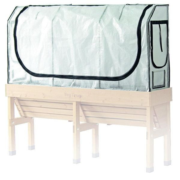 VegTrug Gewächshausaufsatz mit Rahmen und Gitterfolie, Wall Hugger 1,8m, 3072