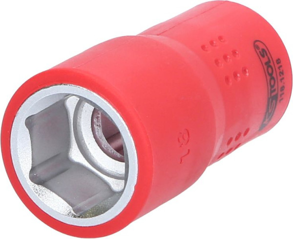 KS Tools 1/2" Isolierte Stecknuss, 18 mm, 118.1218, 4042146873427