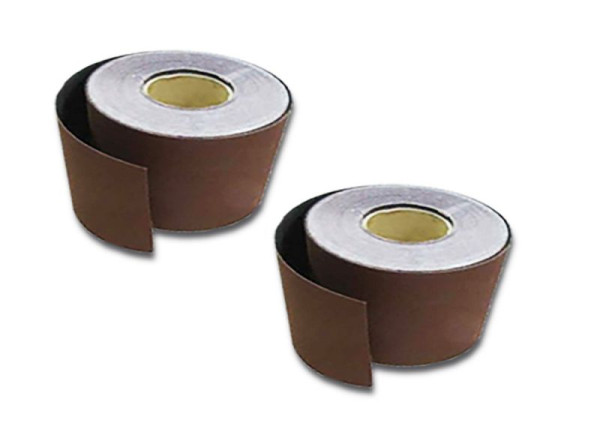 VaGo-Tools Rollen Klett Schleifpapier 115mm x 10m Rollenschleifpapier P40, VE: 2 Stück, VGVSPR11510-40-2_lv