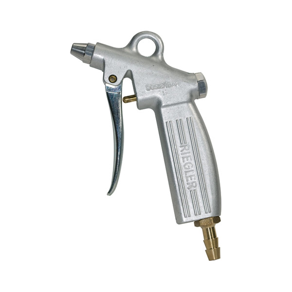 Riegler Dosierbare Blaspistole, Standarddüse, Alu-Druckguss vernickelt, LW 13, 202425